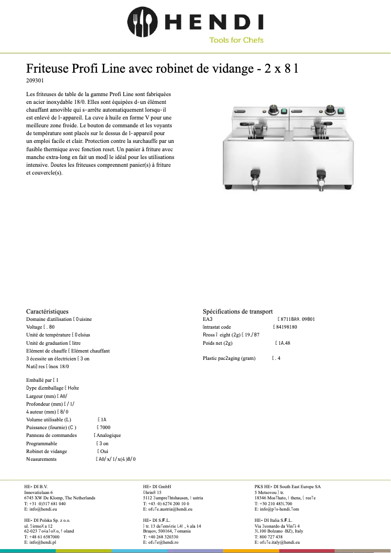 First page image of the manual for Master Cook 209301