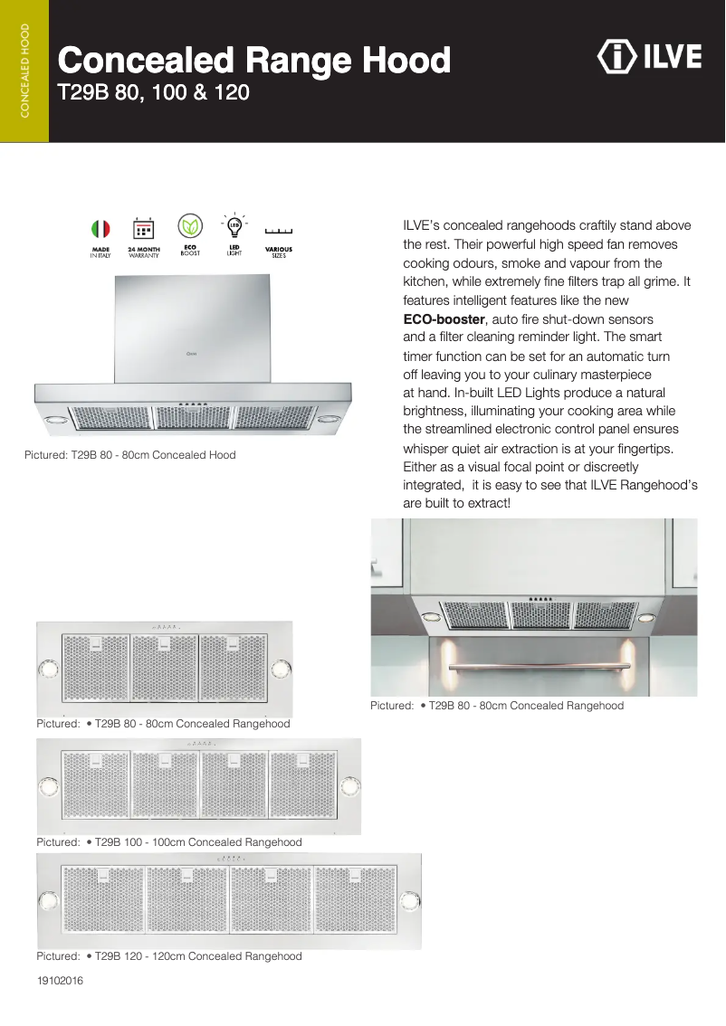 First page image of the manual for T29B/120