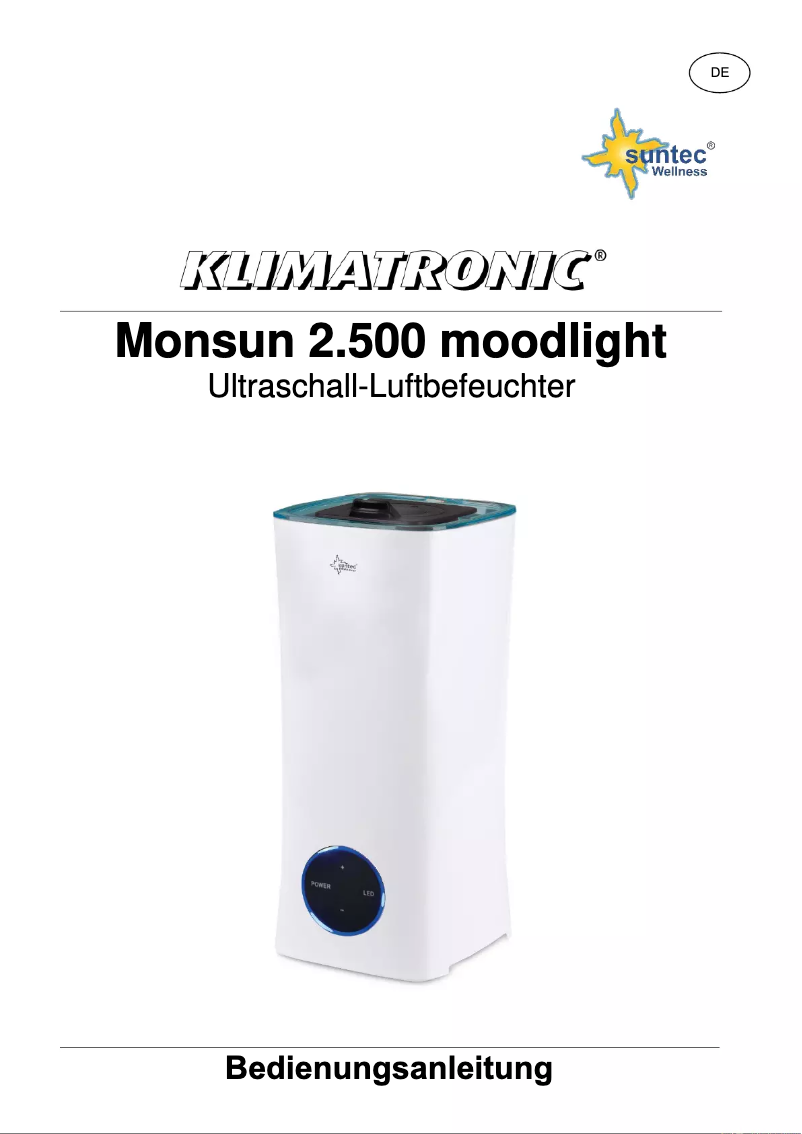 First page image of the manual for Monsun 2.500 Moodlight