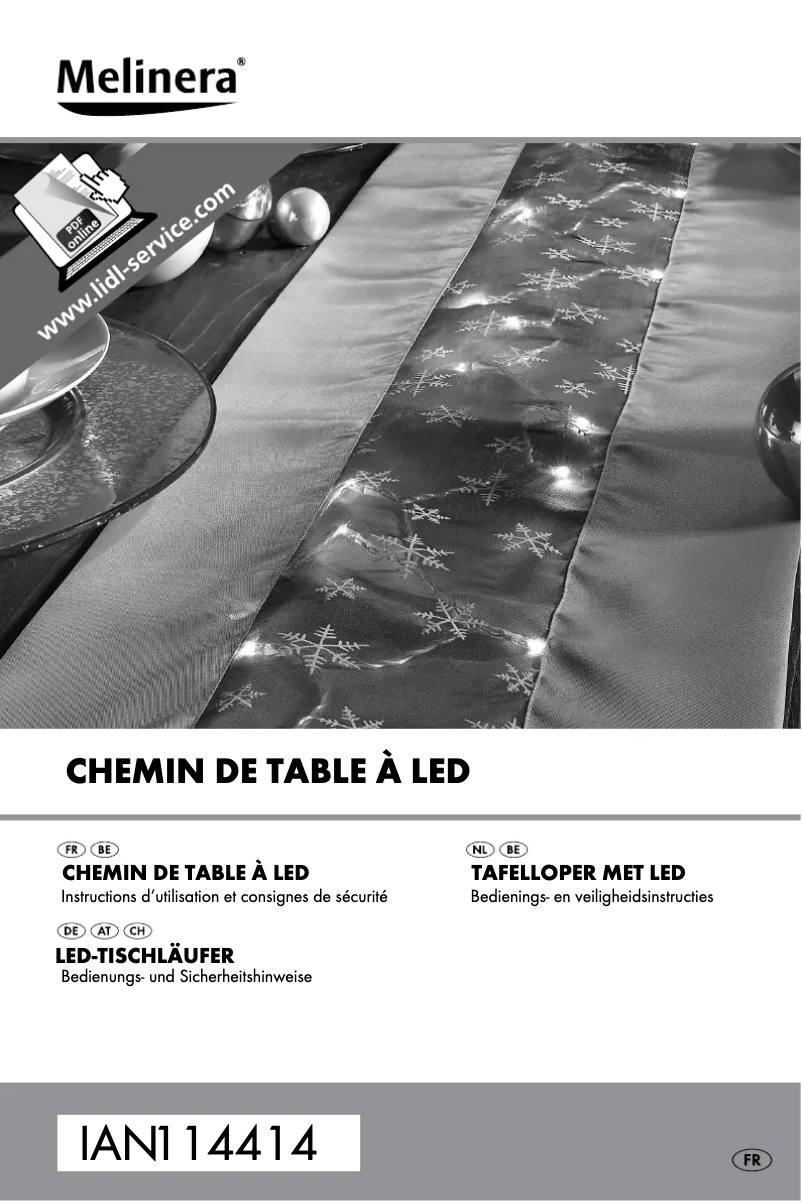 First page image of the manual for IAN 114414