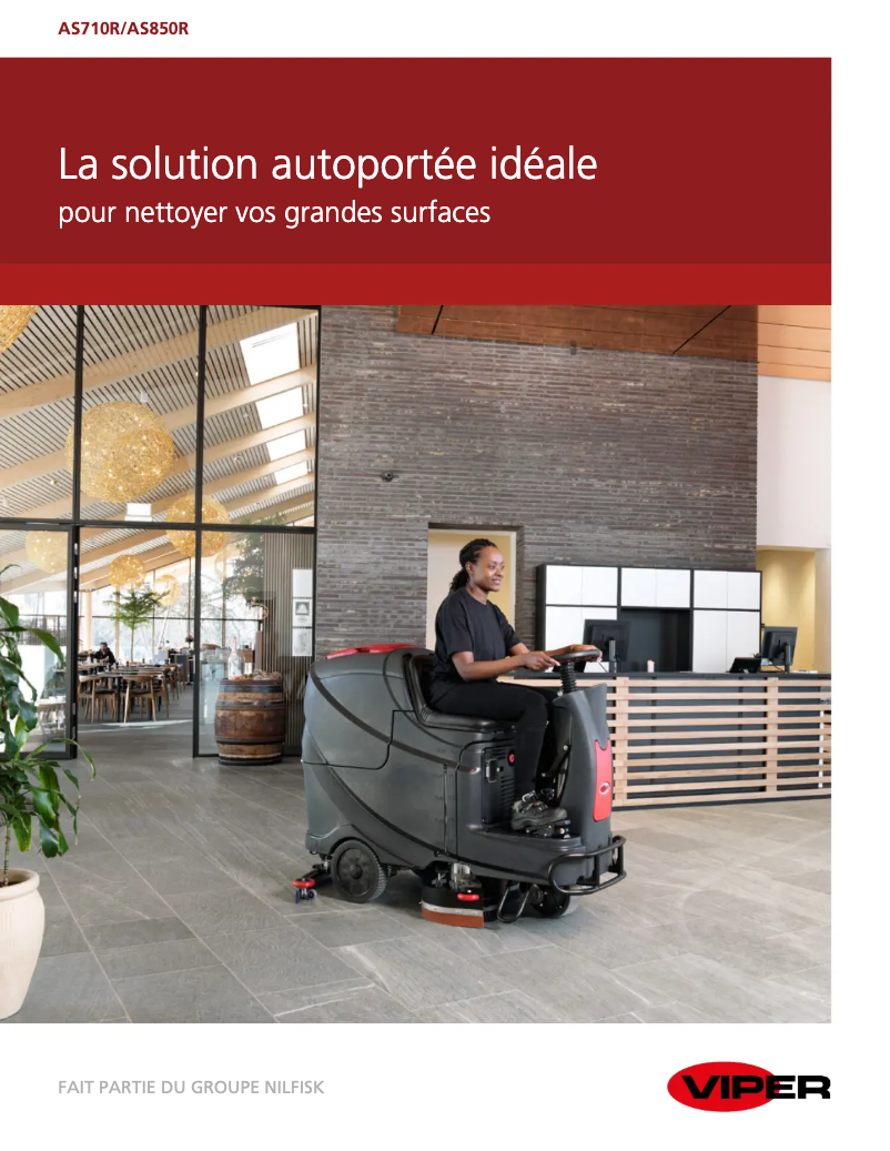Page 1 of the manual Brochure Nilfisk Viper AS710