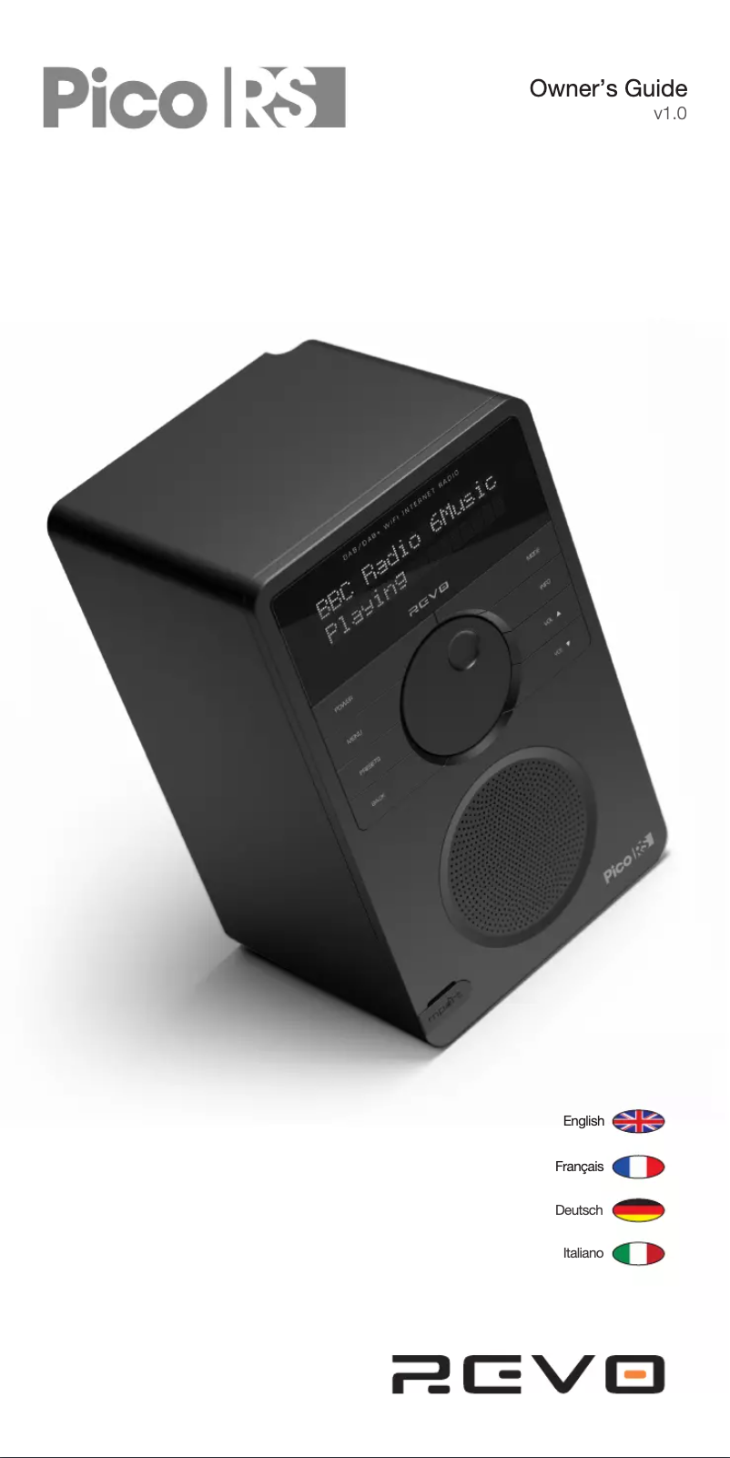 First page image of the manual for Pico RS