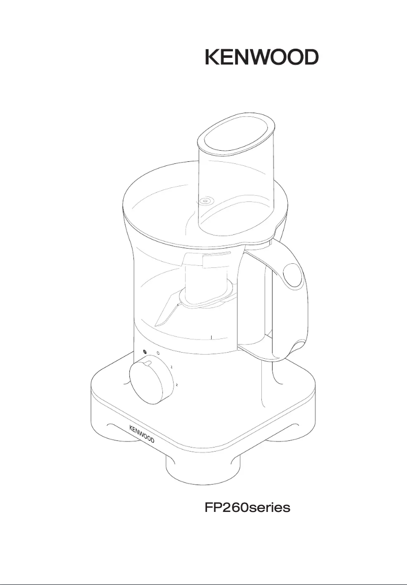 Page 1 of the manual User Manual Kenwood FP260