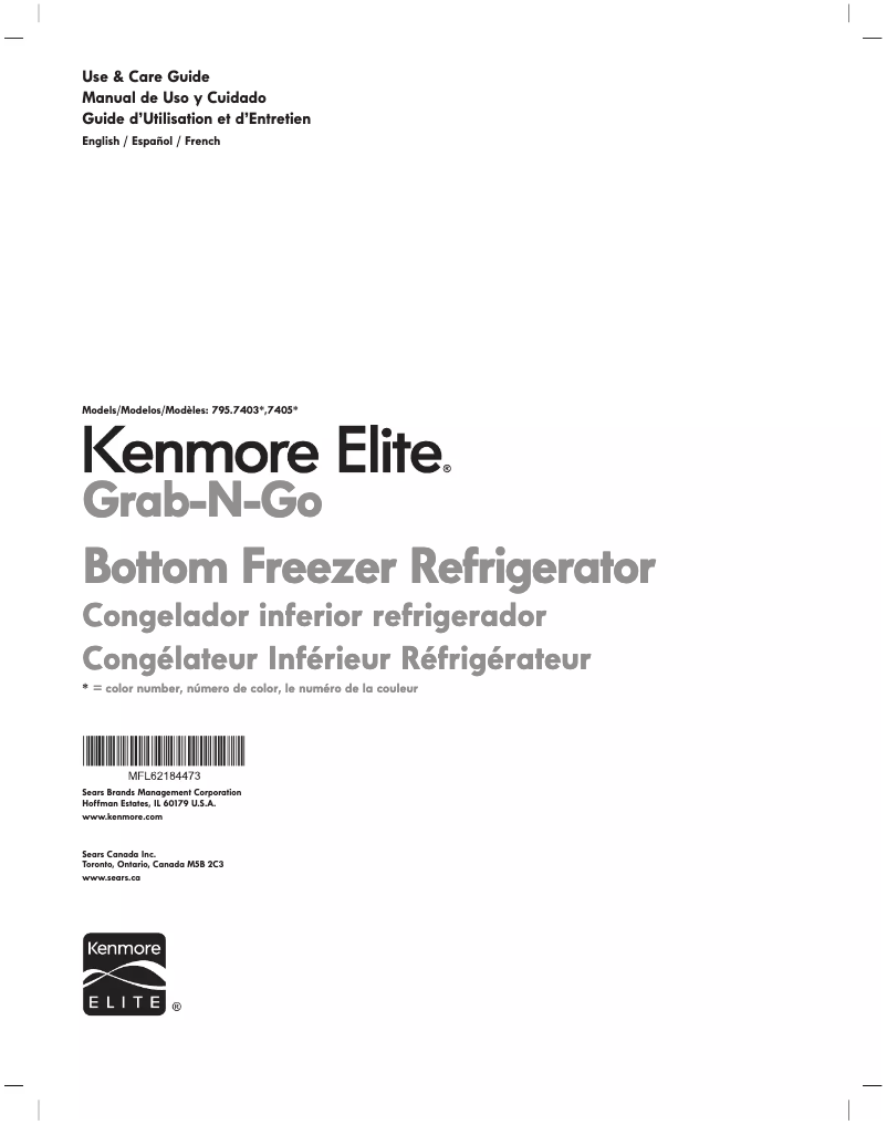 First page image of the manual for 74053