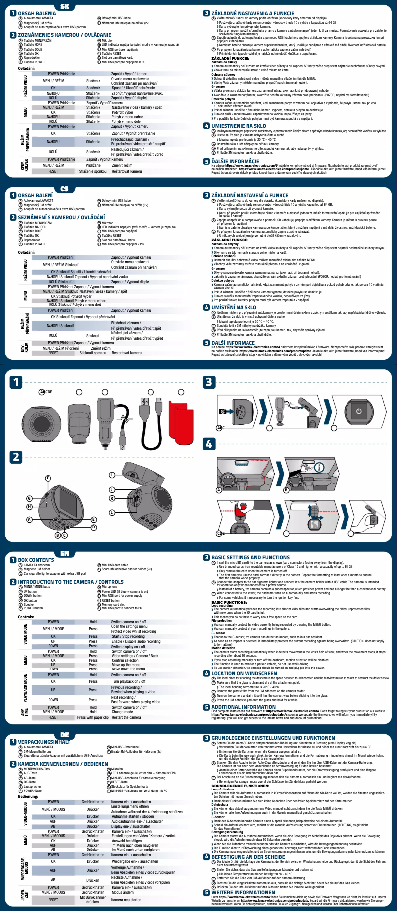 Page 1 of the manual User Manual Lamax T4