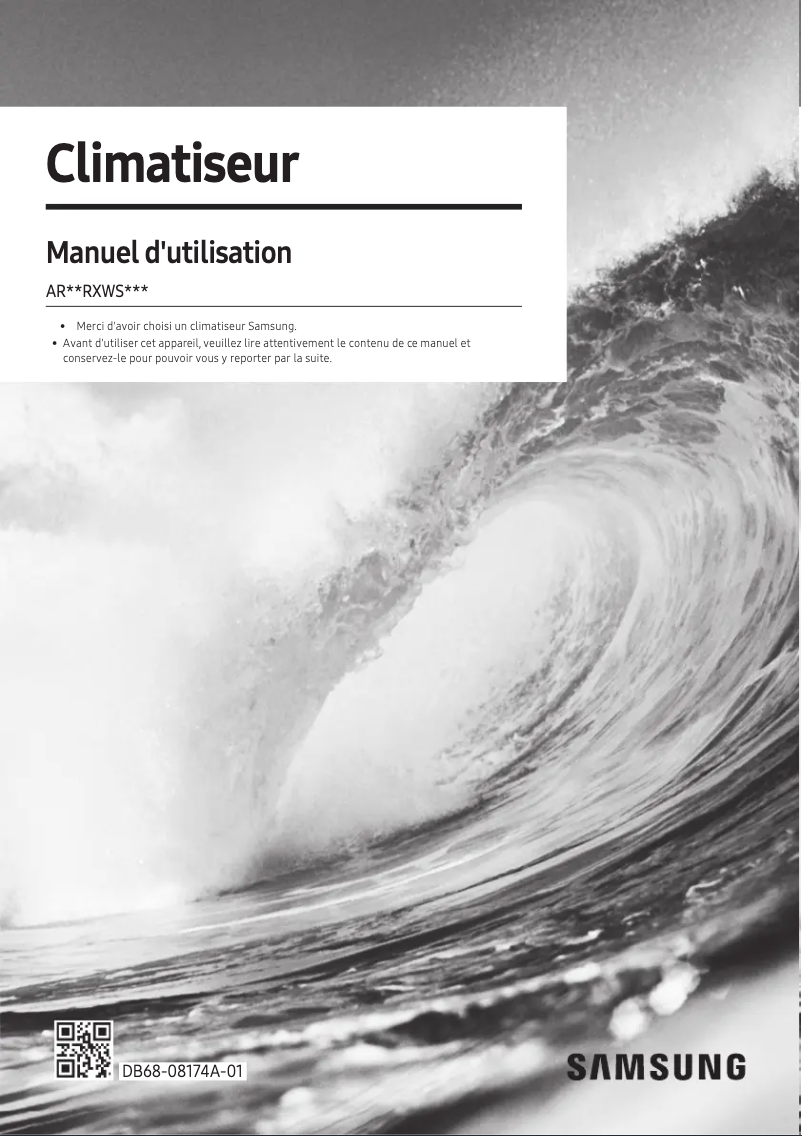 Page 1 of the manual User Manual Samsung AR12RXWSAURXEU