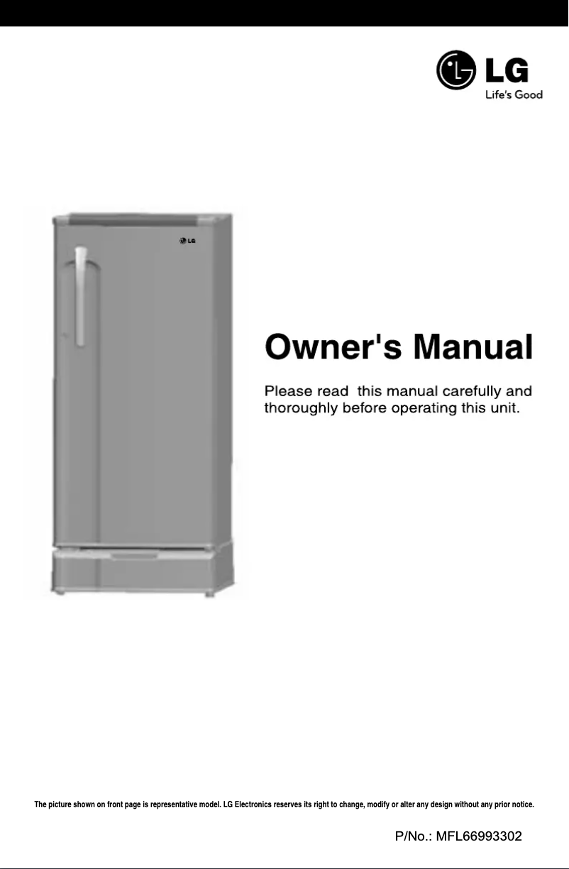 Page 1 of the manual User Manual LG GL-205KMDC4