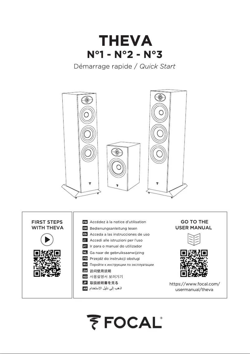 First page image of the manual for Theva N°1