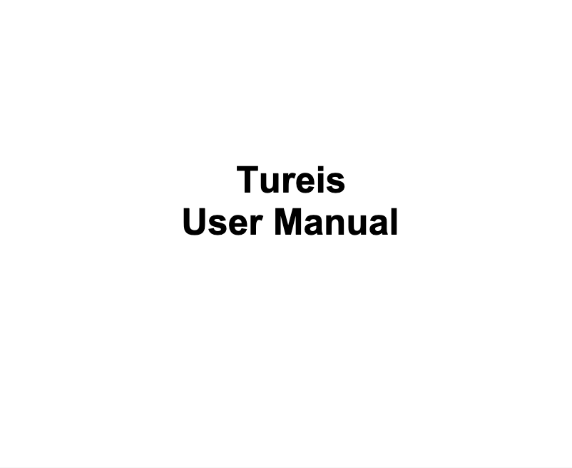 Page 1 of the manual User Manual ZTE Tureis