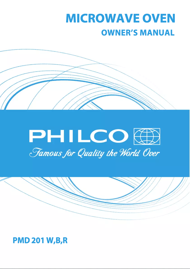 Page 1 of the manual User Manual Philco PMD 201 B