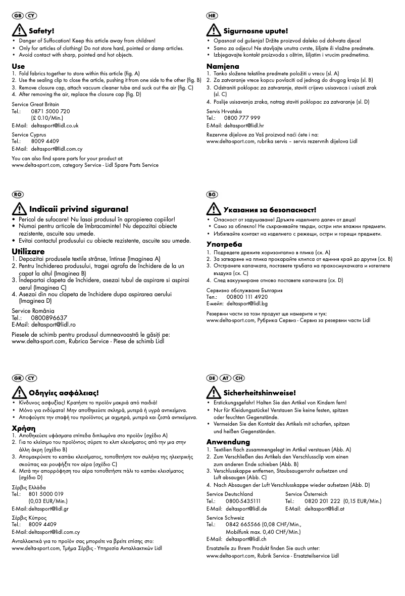 Page 1 of the manual User Manual Ordex IAN 60525