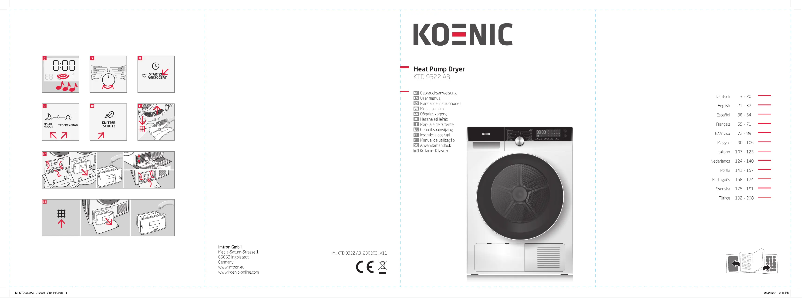 Page 1 of the manual User Manual Koenic KTD 9322 A3