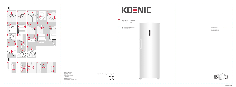First page image of the manual for KFZ 521 E NF