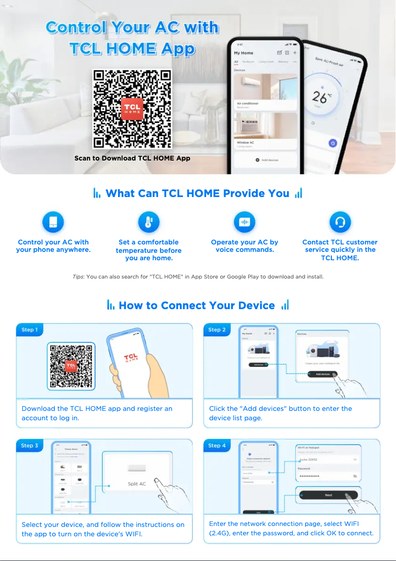 Page 1 of the manual User Manual TCL TAC-12CHSD-XA82