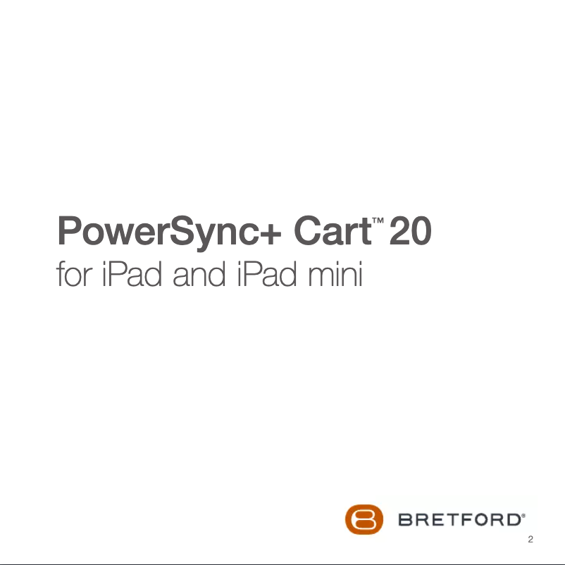 Page 1 of the manual User Manual Bretford HE407BG2