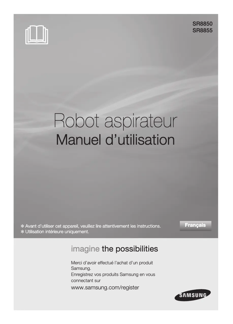 Page 1 of the manual User Manual Samsung Navibot