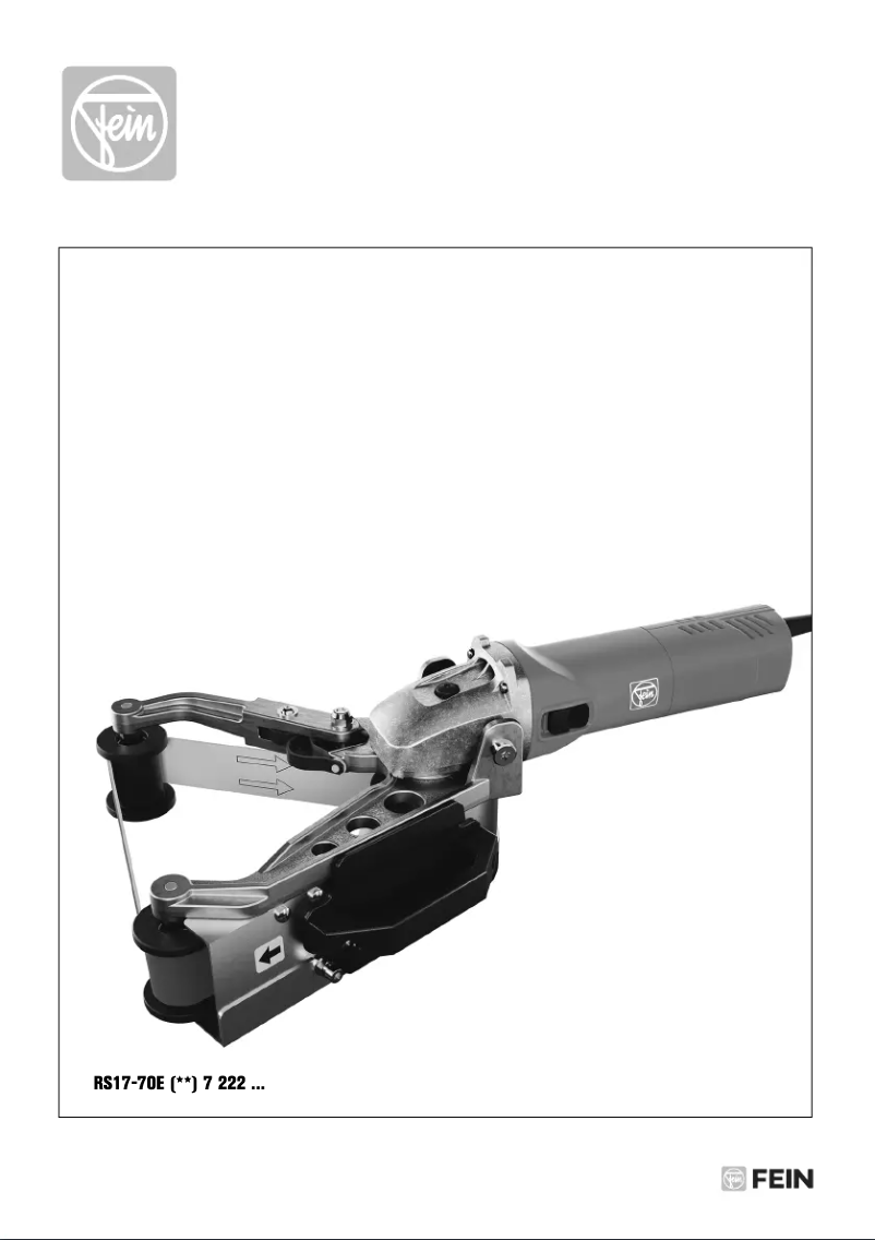 First page image of the manual for RS17-70E