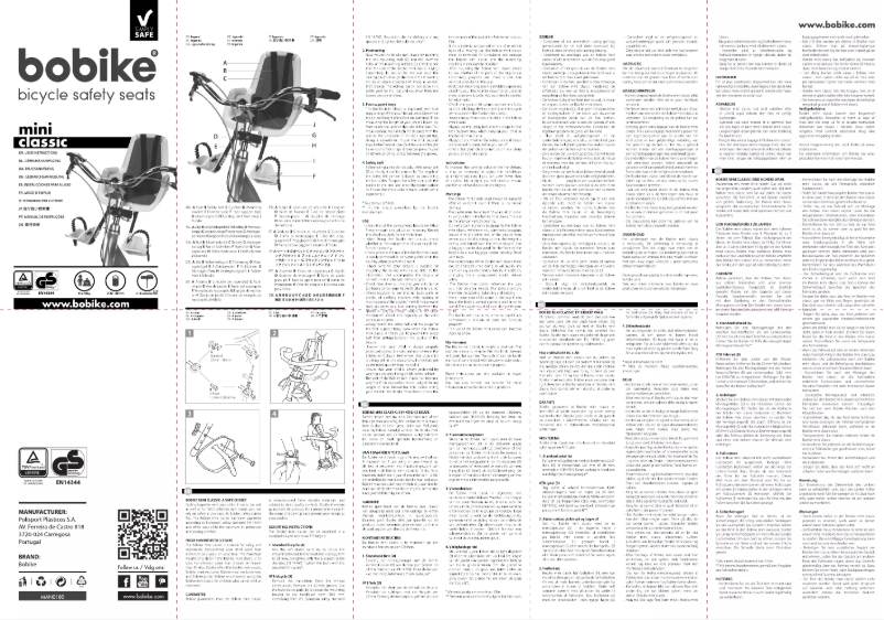 Page 1 of the manual User Manual Bobike Mini classic