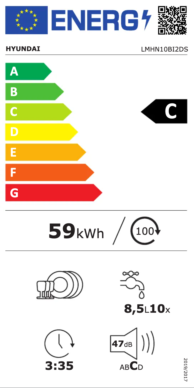 Page 1 of the manual User Manual Hyundai LMHN10BI2DS