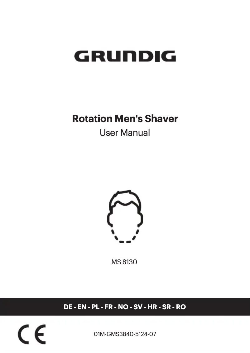 First page image of the manual for MS 8130