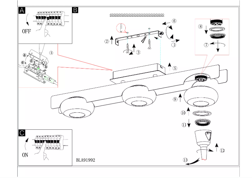 Page 1 of the manual User Manual Eglo Tempio