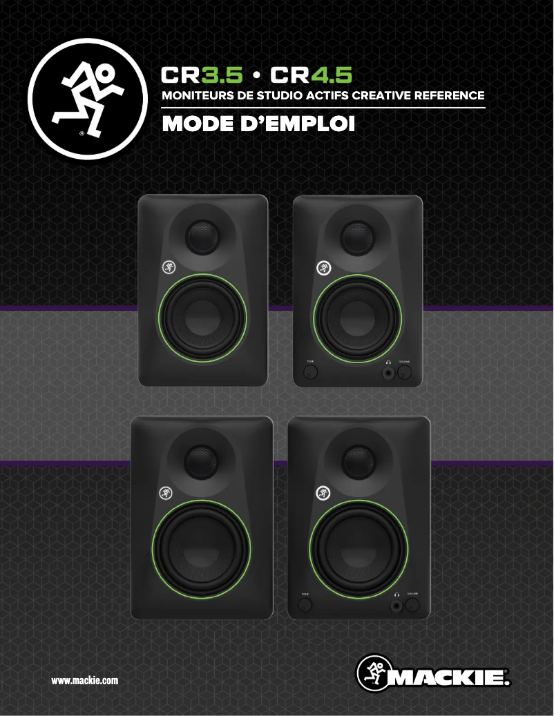 Page 1 of the manual User Manual Mackie CR3.5