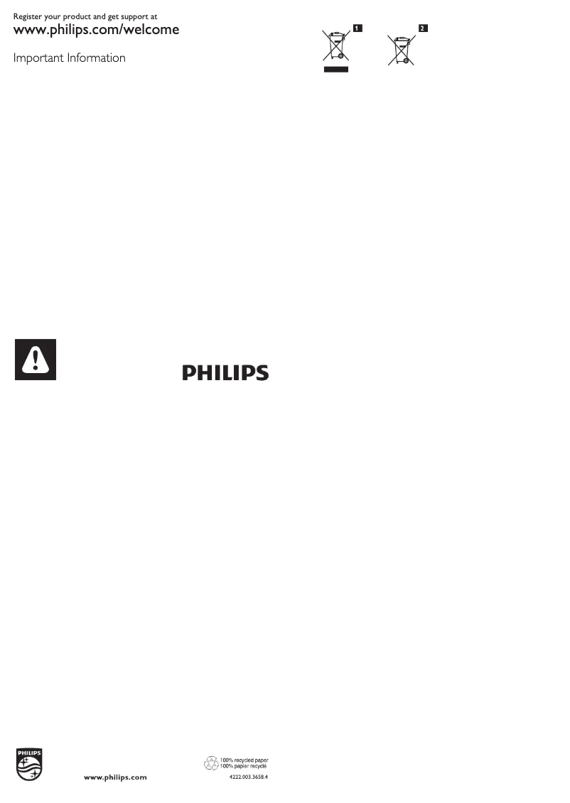 Page 1 of the manual User Manual Philips PowerLife FC8323