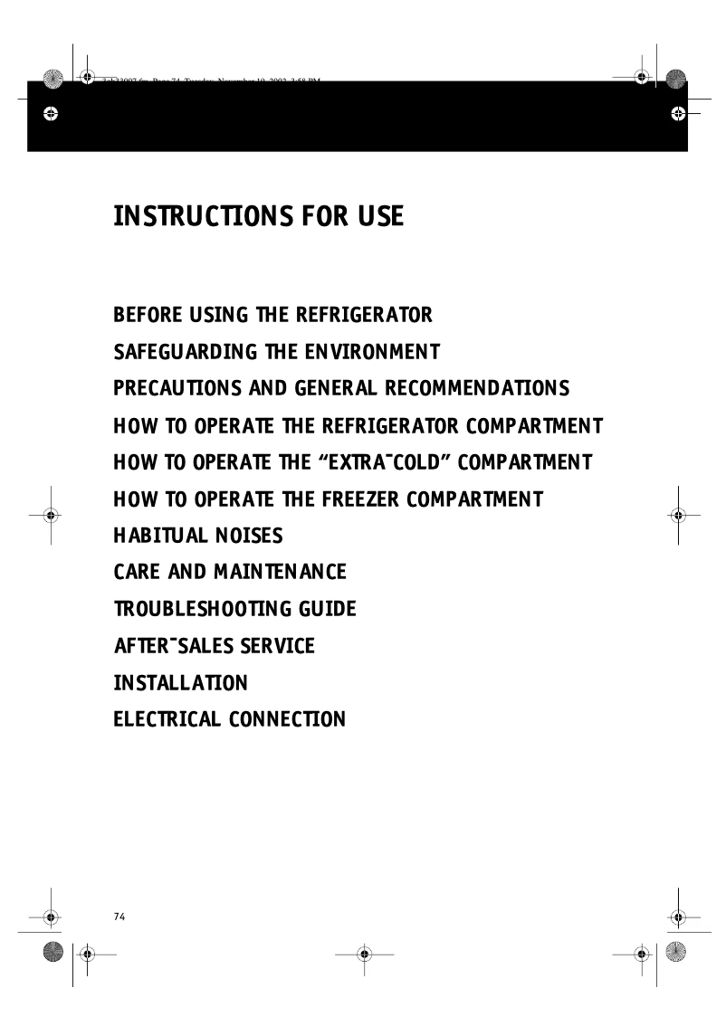 First page image of the manual for ARC 4170/AL