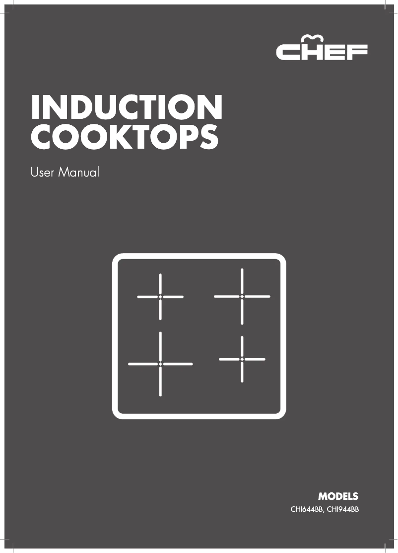 Page 1 of the manual User Manual Chef CHI644BB