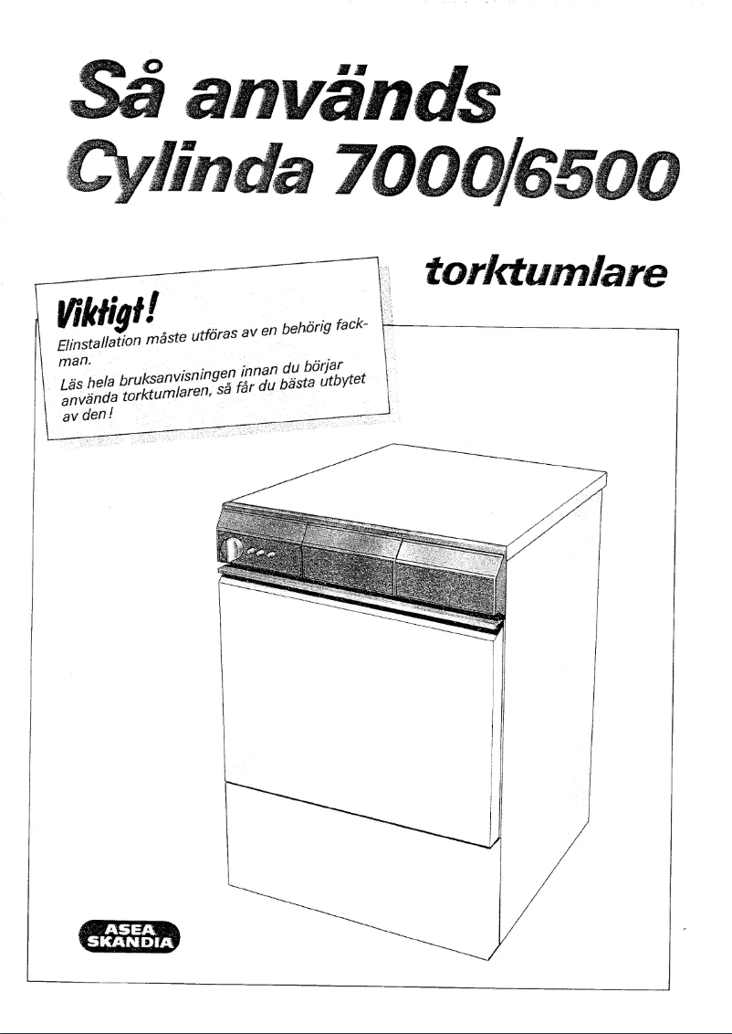 First page image of the manual for 7000
