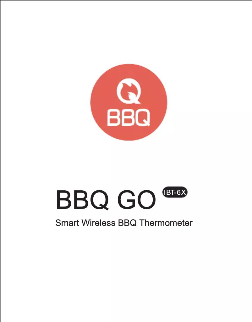 Page 1 of the manual User Manual Inkbird IBT-6X