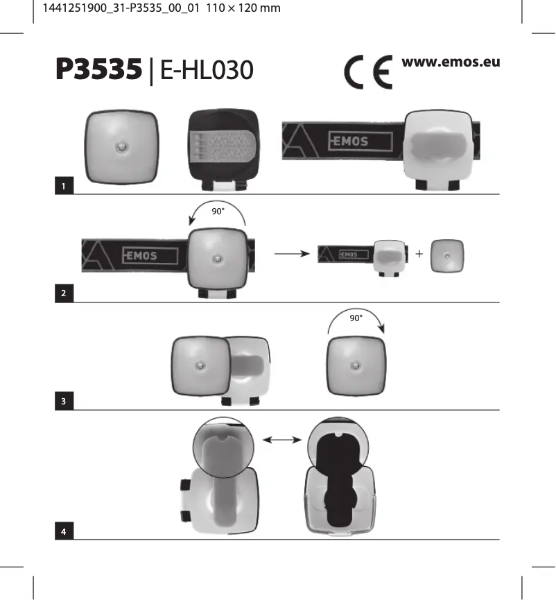 First page image of the manual for P3535
