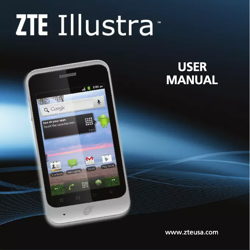 Page 1 of the manual User Manual ZTE Illustra Z788G