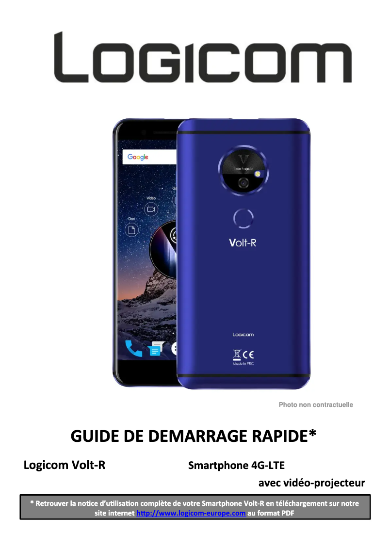 Page 1 of the manual User Manual Logicom Volt R