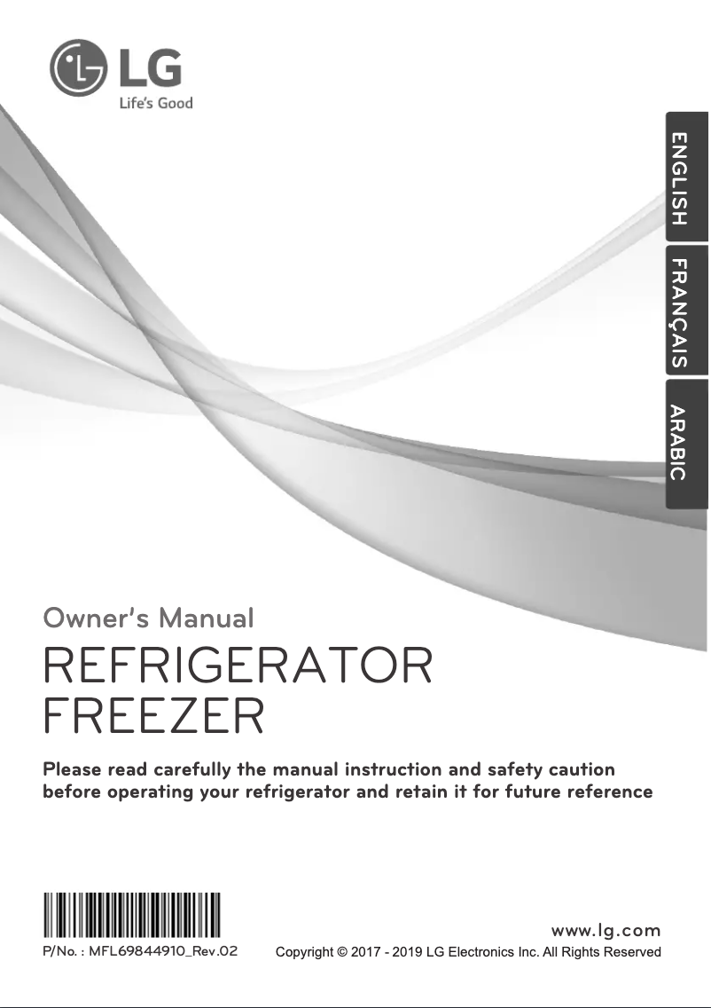 First page image of the manual for GN-H702HXHC