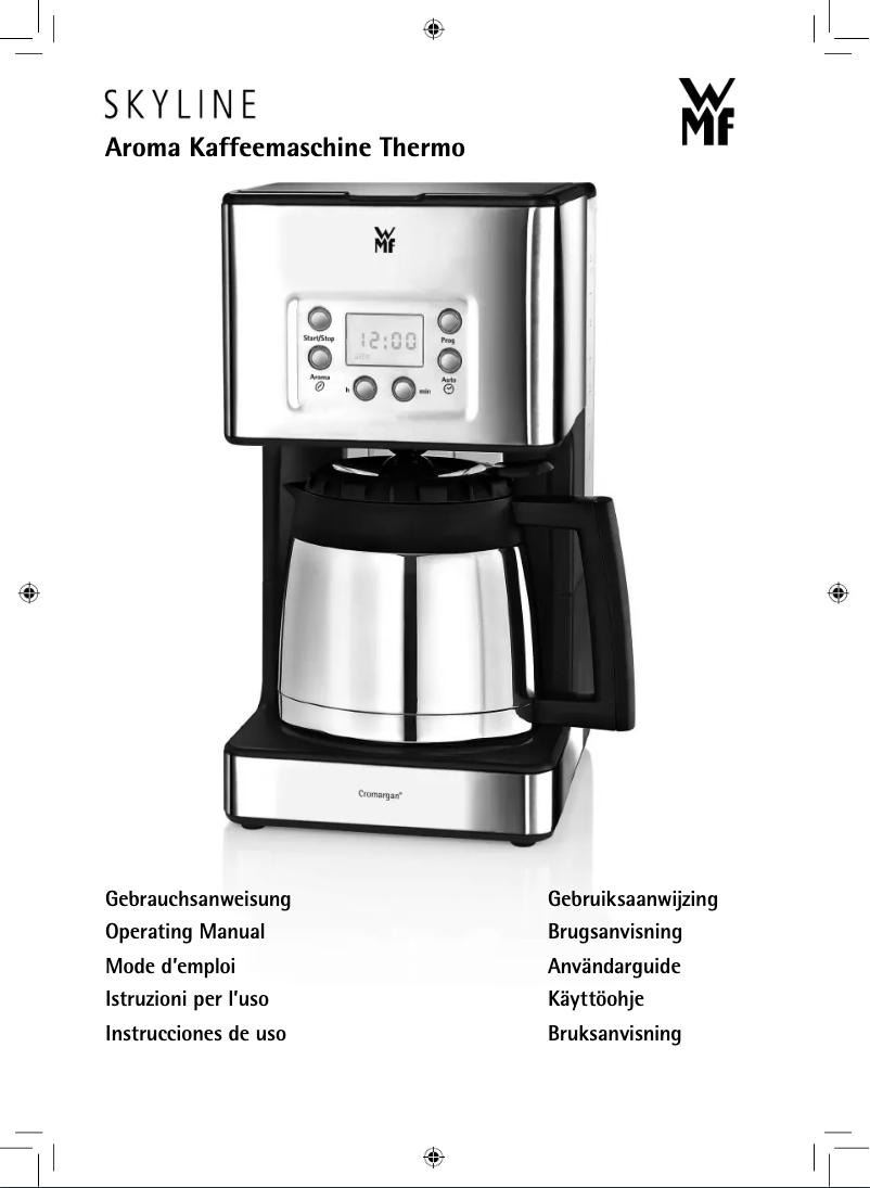 First page image of the manual for Skyline Thermos