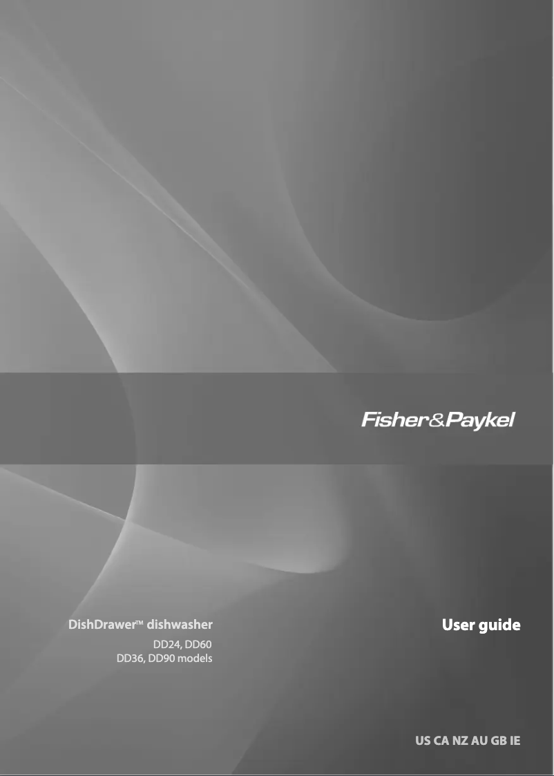 Page 1 of the manual User Manual Fisher & Paykel DD60DCHW7