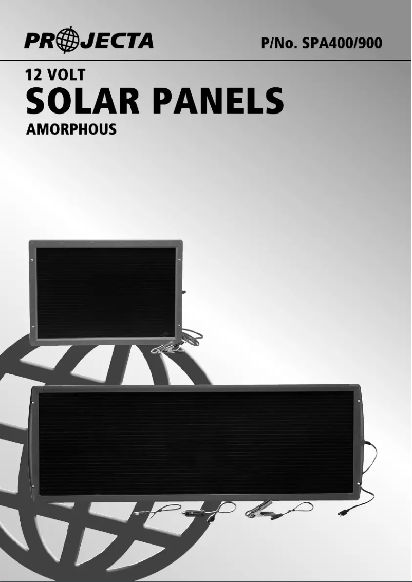 Page 1 de la notice Manuel utilisateur Projecta SPA400