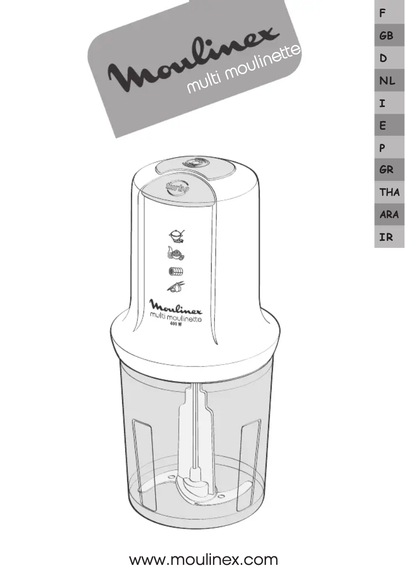 Page 1 of the manual User Manual Moulinex AT714G32