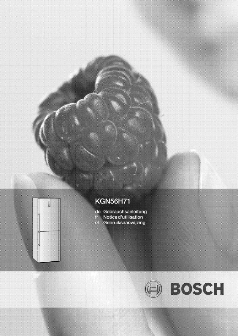 Page 1 of the manual User Manual Bosch KGN56H71