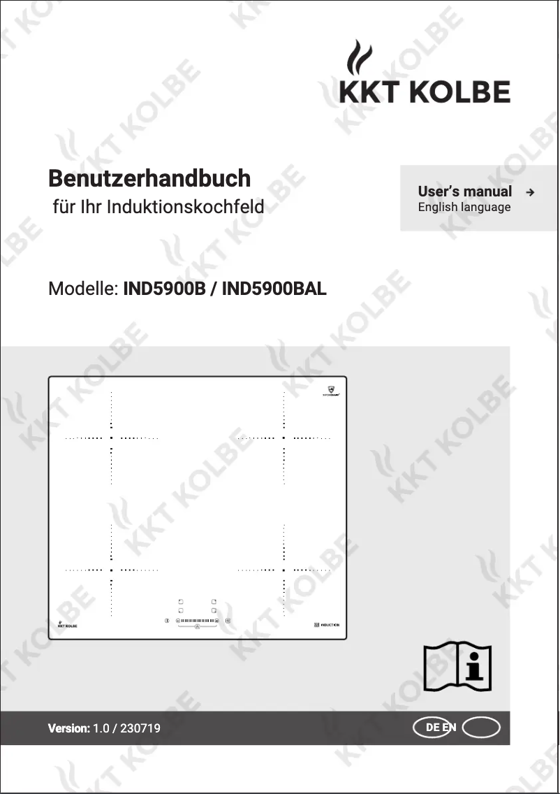 Page 1 of the manual User Manual KKT Kolbe IND5900B
