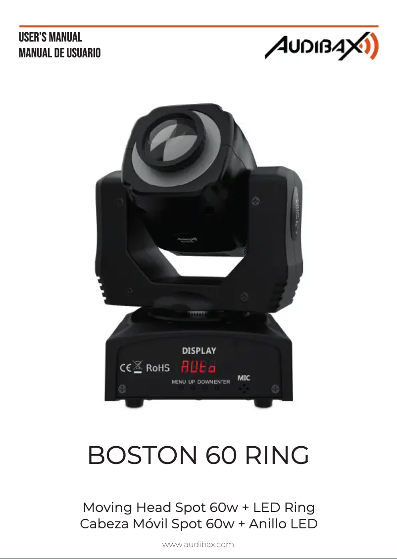 First page image of the manual for Boston 60 Ring