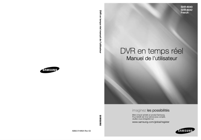 First page image of the manual for SHR-6040P