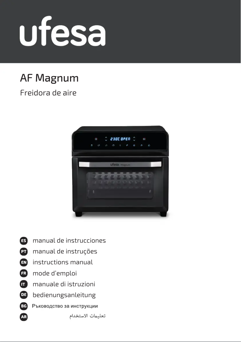 Page 1 of the manual User Manual Ufesa Magnum
