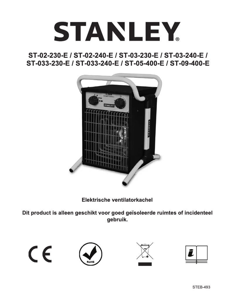 Page 1 of the manual User Manual Stanley STN3300
