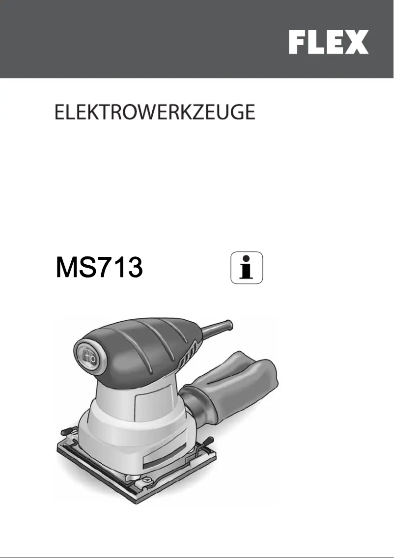 Page 1 of the manual User Manual Flex MS713
