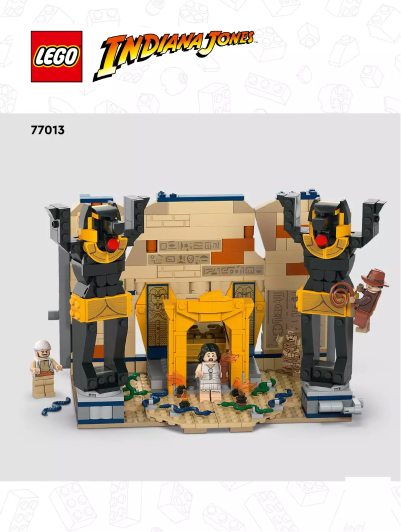 Page 1 of the manual User Manual Lego Indiana Jones 77013