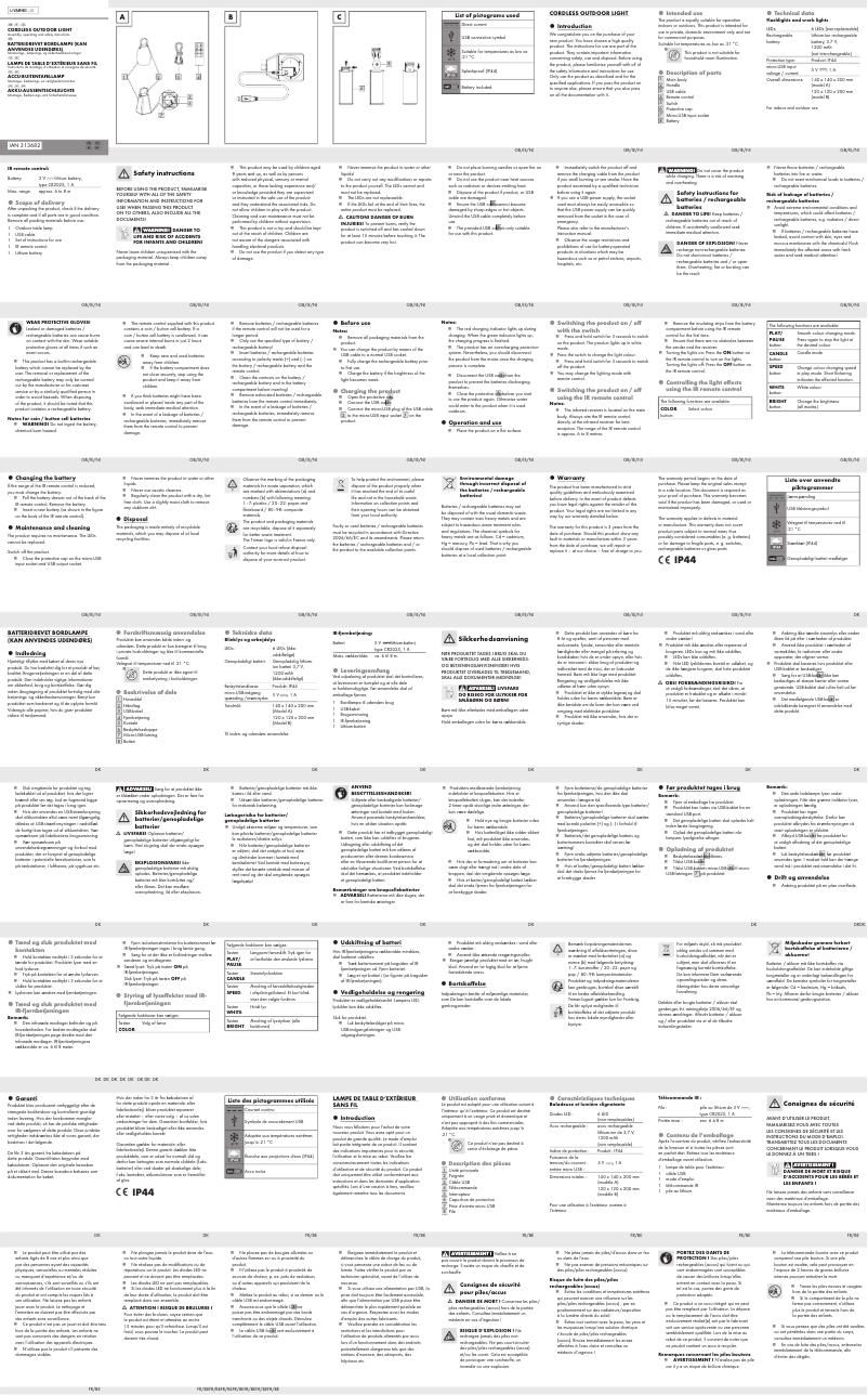 First page image of the manual for HG04726