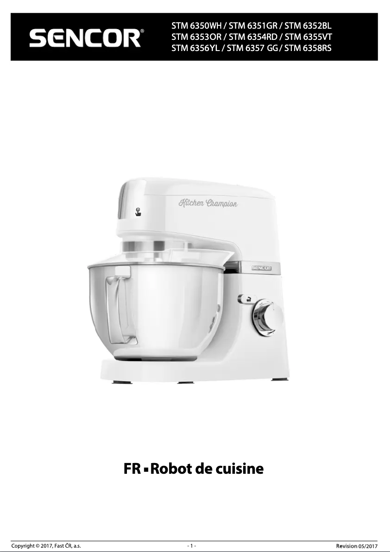 First page image of the manual for STM 6353OR