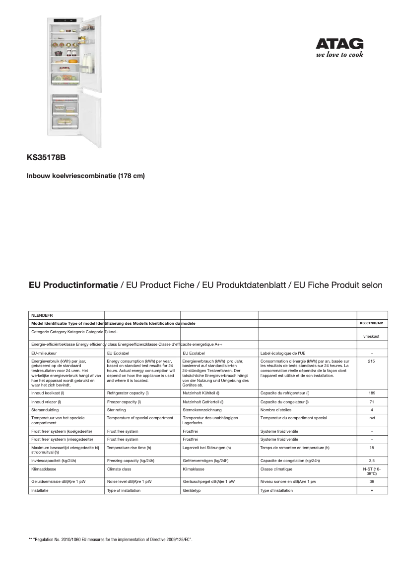First page image of the manual for KS35178B